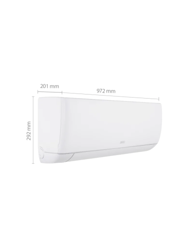 Aire acondicionado ANORI de BAXI medidas